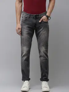 SPYKAR Men Skinny Slim Fit Low-Rise Heavy Fade Stretchable Jeans