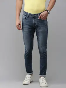 SPYKAR Men Super Skinny Fit Low-Rise Heavy Fade Stretchable Jeans
