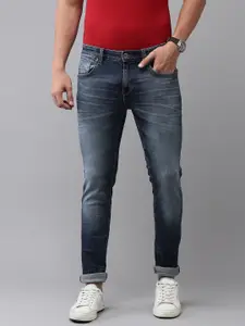SPYKAR Men Slim Fit Low-Rise Heavy Fade Stretchable Jeans