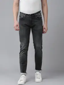 SPYKAR Men Rover Regular Fit Mid-Rise Heavy Fade Stretchable Jeans