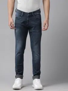 SPYKAR Men Slim Fit Low-Rise Light Fade Stretchable Jeans