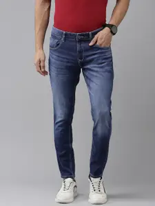 SPYKAR Slim Tapered Fit Light Fade Stretchable Jeans
