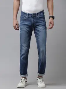 SPYKAR Men Regular Fit Heavy Fade Stretchable Jeans