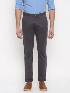 U.S. Polo Assn. Men Grey Slim Fit Chinos