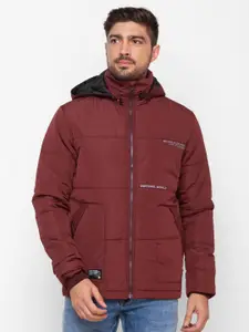 SPYKAR Padded Jacket with Detachable Hood