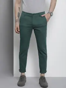 The Indian Garage Co Men Green Slim Fit Chinos