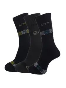 Dollar Socks Men Pack Of 3 Above Ankle-Length Assorted Cotton Socks