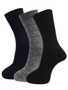 Dollar Socks Men Pack Of 3 Above Ankle Length Assorted Cotton Socks