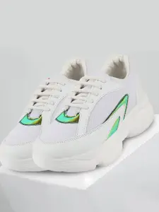FAUSTO FAUSTO Women White FAUSTO Running Non-Marking Shoes
