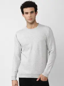 Van Heusen Sport Men Grey Sweatshirt