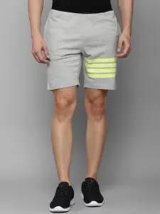 Allen Solly Tribe Men Grey Slim Fit Shorts