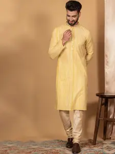 KISAH Men Geometric Printed Regular Fit Kurta