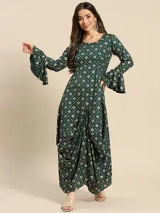 MABISH by Sonal Jain Ethnic Motifs Printed Maxi Dress