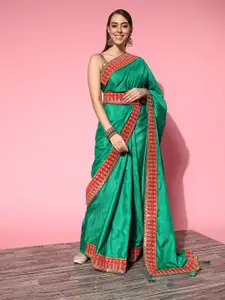 Chhabra 555 Embellished Saree with border