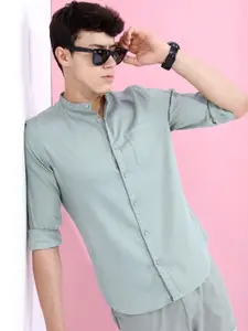 HIGHLANDER Men Slim Fit Casual Shirt