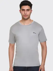 Obaan Men Grey T-shirt