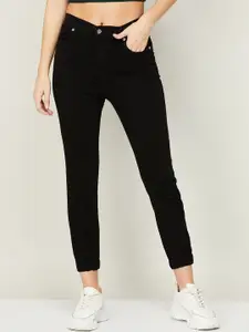 Ginger by Lifestyle Women Black Slim Fit Stretchable Jeans