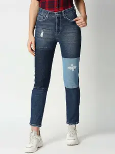 Pepe Jeans Women Blue Straight Fit High-Rise  Jeans