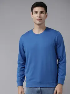 Almo Wear Men Blue Lightweight Ultra-warm Sweatshirt