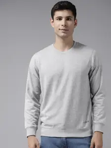 Almo Wear Men Grey Lightweight Ultra-warm Sweatshirt