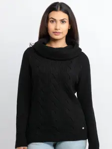 Status Quo Women Black Pullover