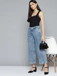 Chemistry Women Wide Leg Light Fade Stretchable Jeans