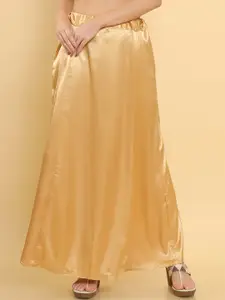 Soch Plus Size Gold Colored Satin Petticoat