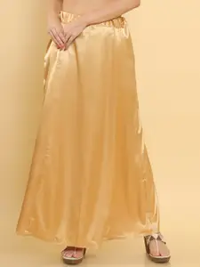 Soch Women Golden Solid Saree Shapewear