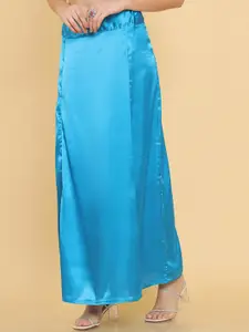 Soch Women Blue Solid Saree Shape-Wear