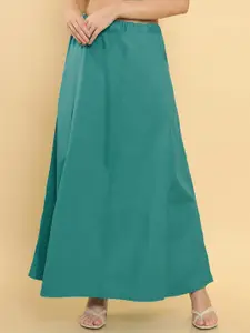 Soch Women Green Solid Saree Petticaot Shapewear