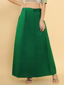 Soch Women Green Solid Saree Shape-Wear