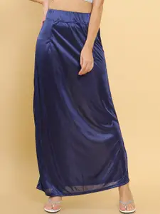 Soch Women Navy Blue Solid Petticoat