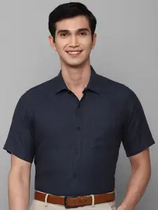 Allen Solly Men Linen Slim Fit Pure Linen Formal Shirt