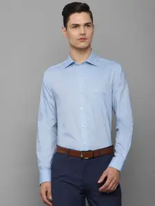 Louis Philippe Men Blue Slim Fit Formal Shirt