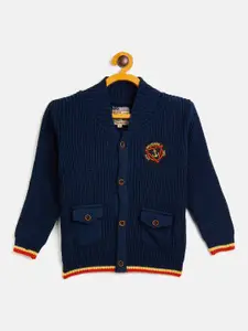 Duke Boys Blue Solid Cardigan