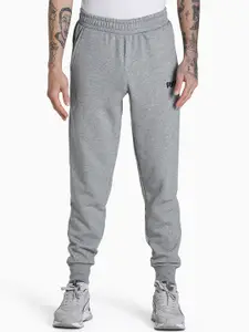 Puma Men Grey Essential Regular Fit Kintted Pants