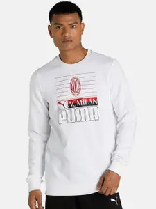 Puma Men Printed A.C. Milan Football ftblCore Sweatshirt