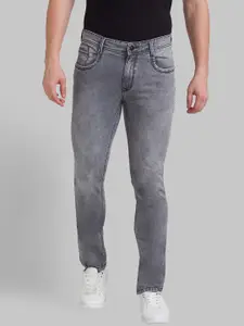 Parx Men Grey Tapered Fit Heavy Fade Jeans