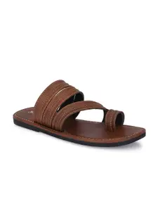 John Karsun Men Tan Comfort Sandals