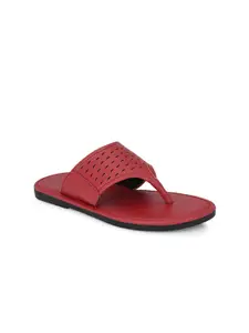 John Karsun Men Red Comfort Sandals