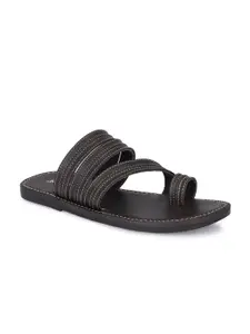 John Karsun Men Brown Comfort Sandals
