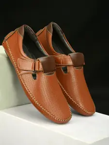John Karsun Men Tan Comfort Sandals
