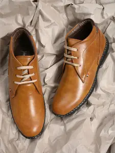 John Karsun Men Tan Synthetic Leather Casual Shoes