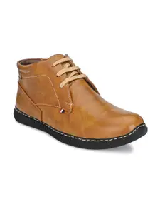 John Karsun Men Tan Synthetic Leather Casual Shoes