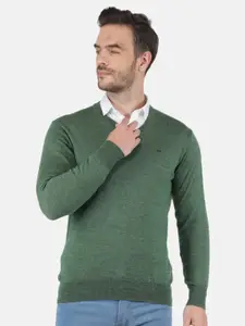 Monte Carlo Men Green Pullover