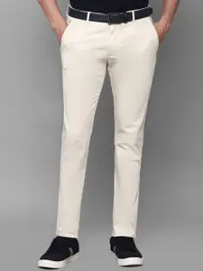 Allen Solly Men Off White Slim Fit Trouser
