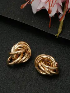 YouBella Women Gold-Plated Circular Studs Earrings