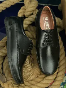 Sir Corbett Men Black Solid Formal Shoes