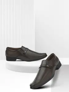 Provogue Men Brown Solid Formal Shoes
