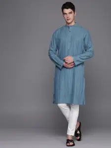Fabindia Men Pure Cotton Striped Kurta